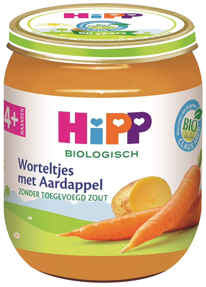 Hipp 4M+ Worteltjes met Aardappel