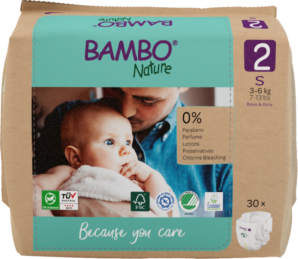 Bambo Nature Maat 2 Luiers S