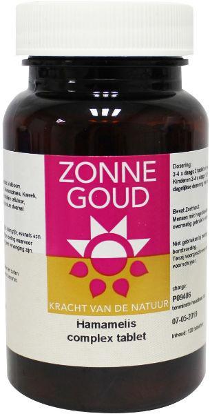 Zonnegoud Hamamelis Complex Tabletten