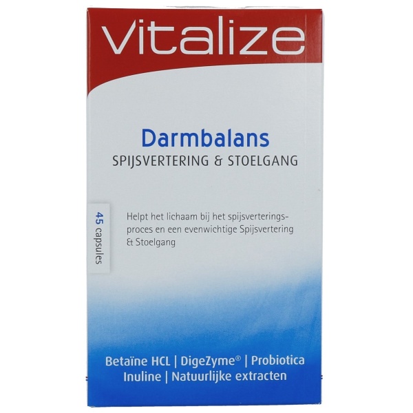 Vitalize Darmbalans Spijsvertering & Stoelgang Capsules