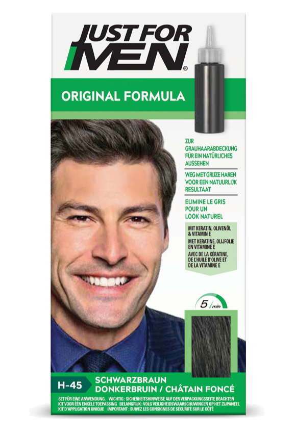 Just For Men Original Formula Haarkleuring - H45 Donkerbruin