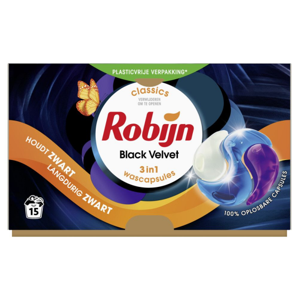 Robijn Black Velvet 3-in-1 Wascapsules