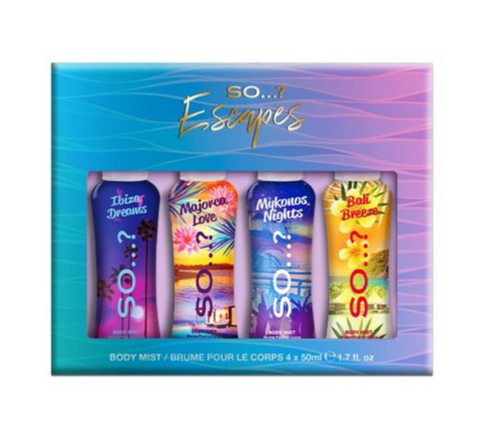 Miss So?? Summer Escapes Body Mist Mini Giftset