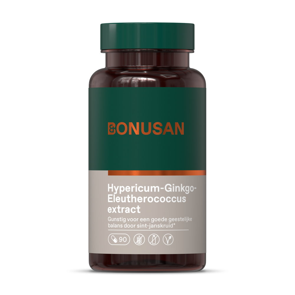 Bonusan Hypericum Ginkgo Eleutherococcus Capsules