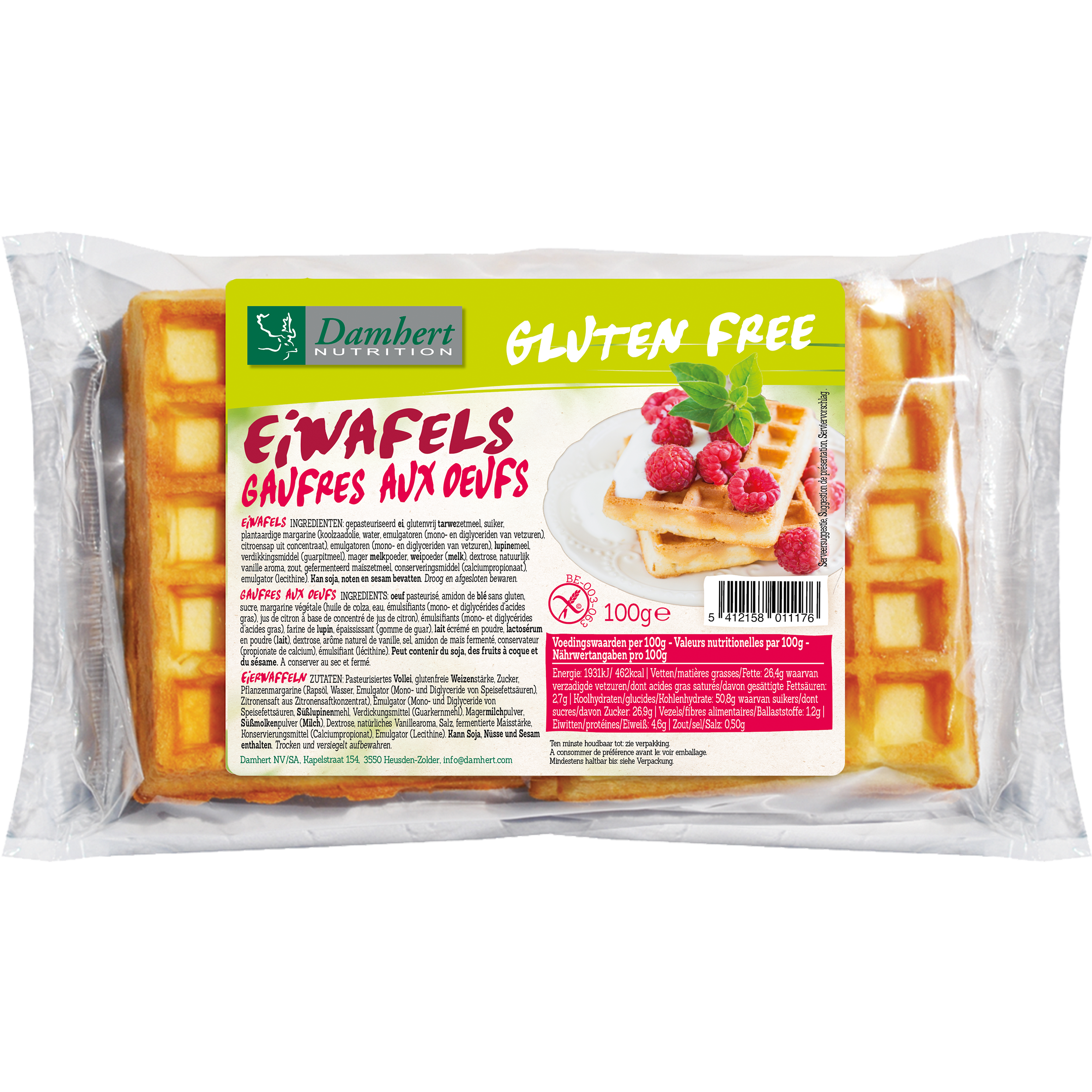 Damhert Gluten Free Eiwafels