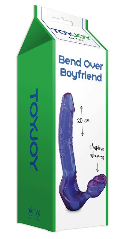 Toyjoy Strapless Stran-on Bend Over Boyfriend Purple