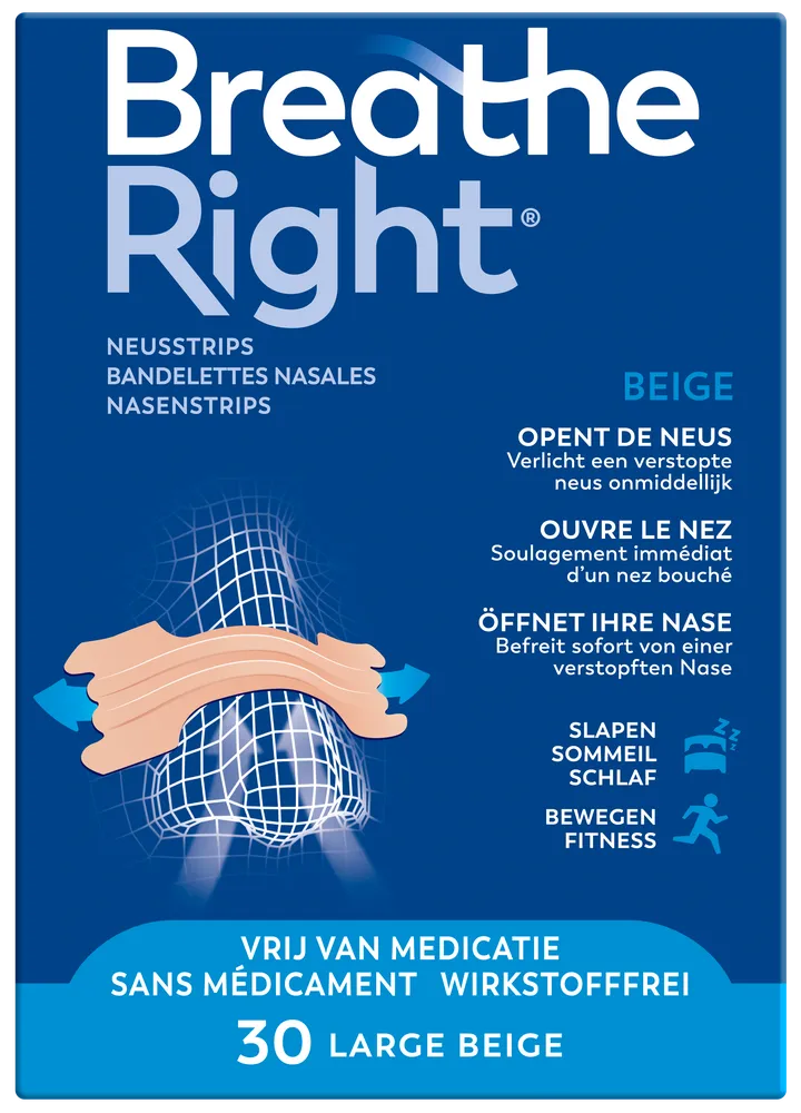 Breathe Right Neusstrips Normale Huid - Large