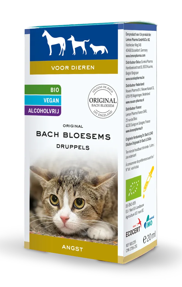 Bach Bloesems Dieren Angst Druppels
