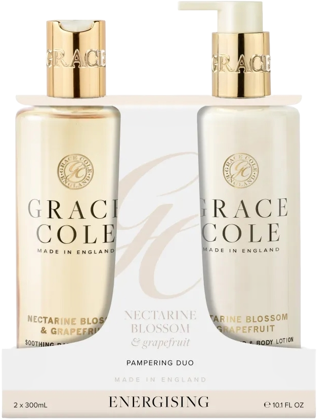 Grace Cole Nectarine Blossom & Grapefruit Pampering Body Care Duo