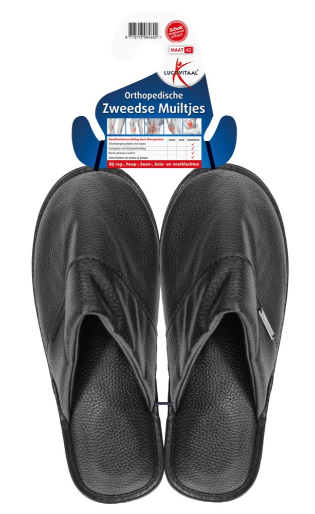 Lucovitaal Orthopedische Zweedse Muiltjes MT 42