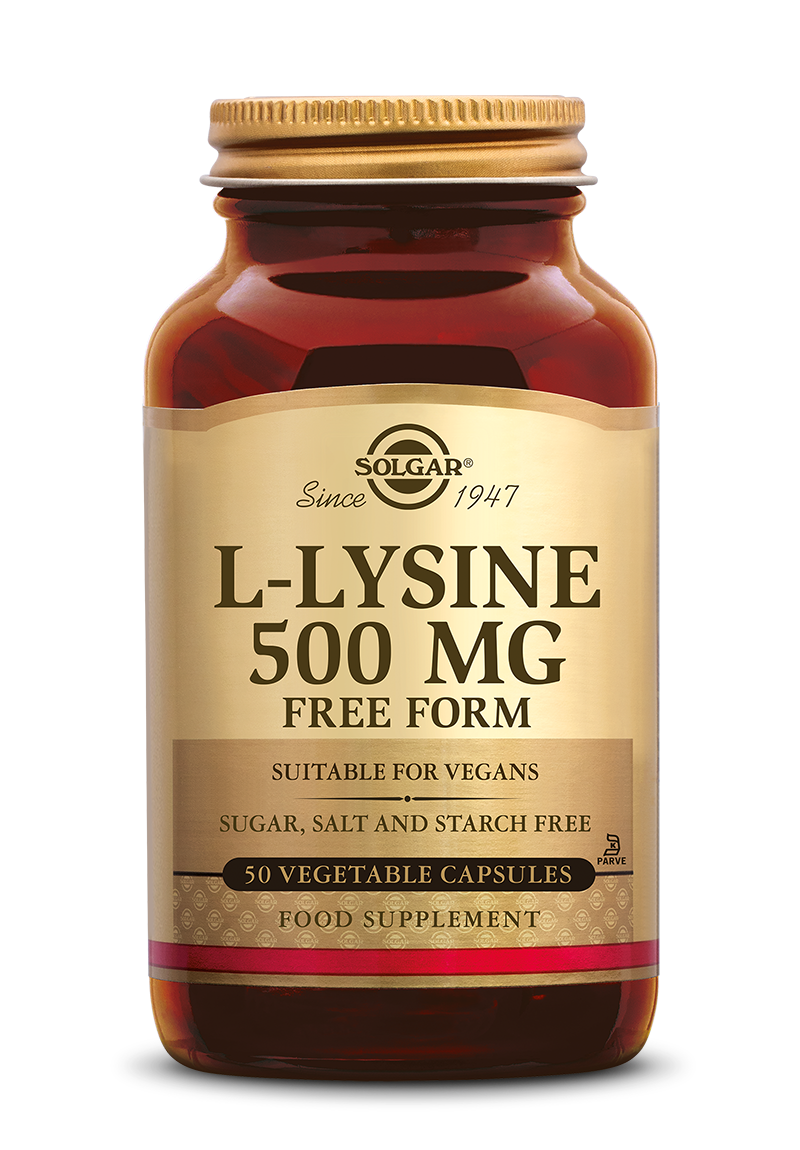 Solgar L-Lysine 500 mg Capsules