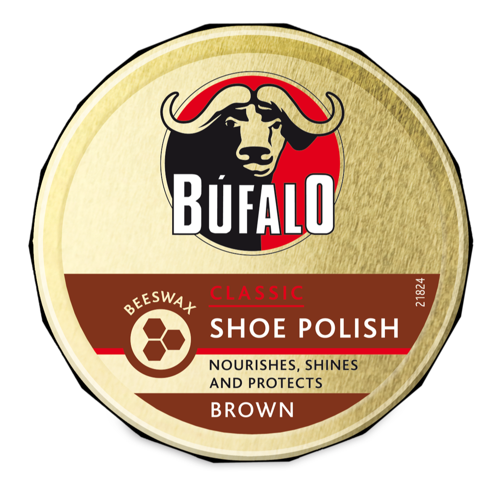 Bufalo Classic Shoe Polish Brown