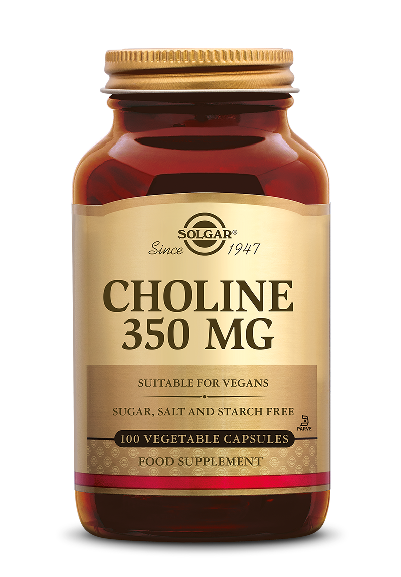 Solgar Choline 350 mg Capsules