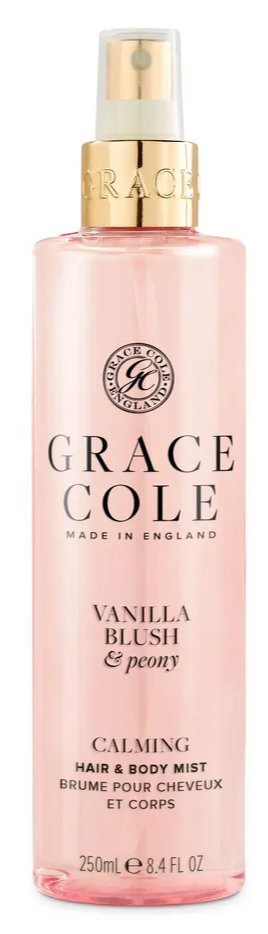 Grace Cole Vanilla Blush & Peony Calming Hair & Body Mist