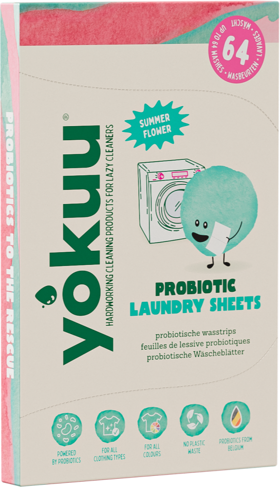 Yokuu Probiotic Laundry Sheets Summer Flower