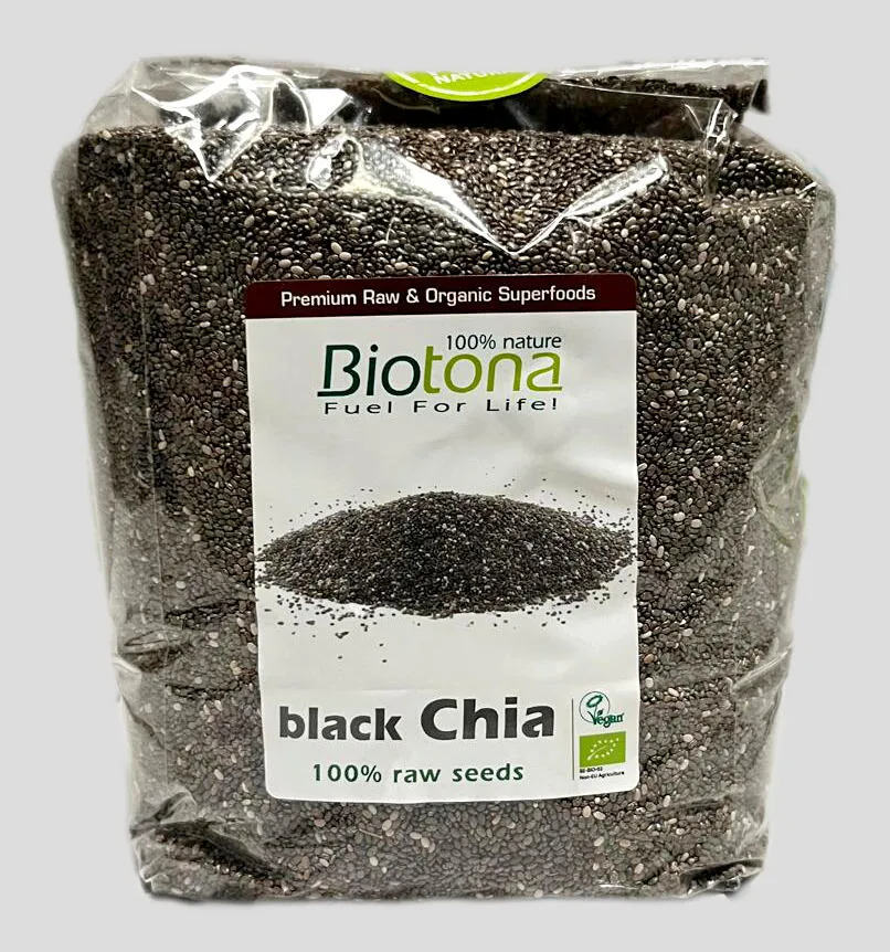 Biotona Black Chia Raw Seeds