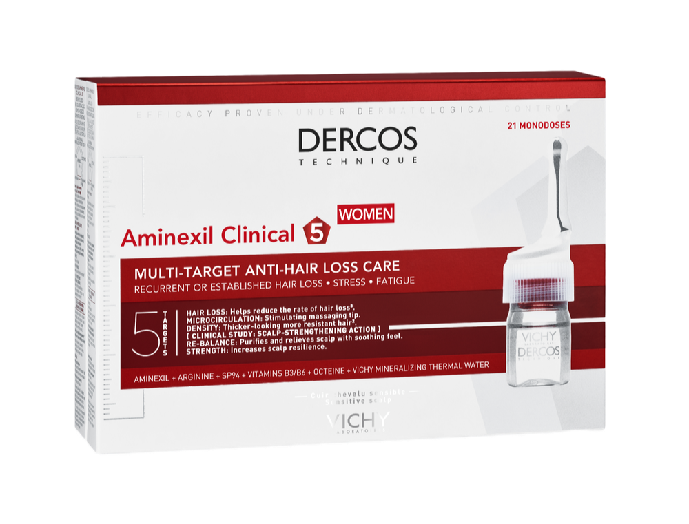 Vichy Dercos Aminexil Ampullen voor vrouwen met haarverlies