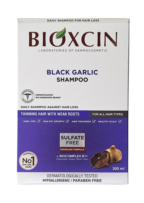 Bioxsine Black Garlic Shampoo