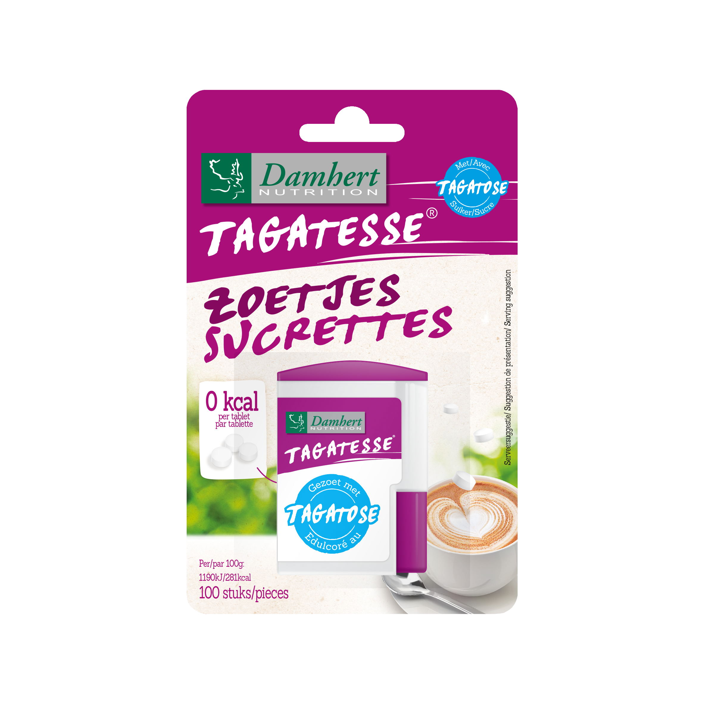 Damhert Tagatesse Zoetjes Dispenser