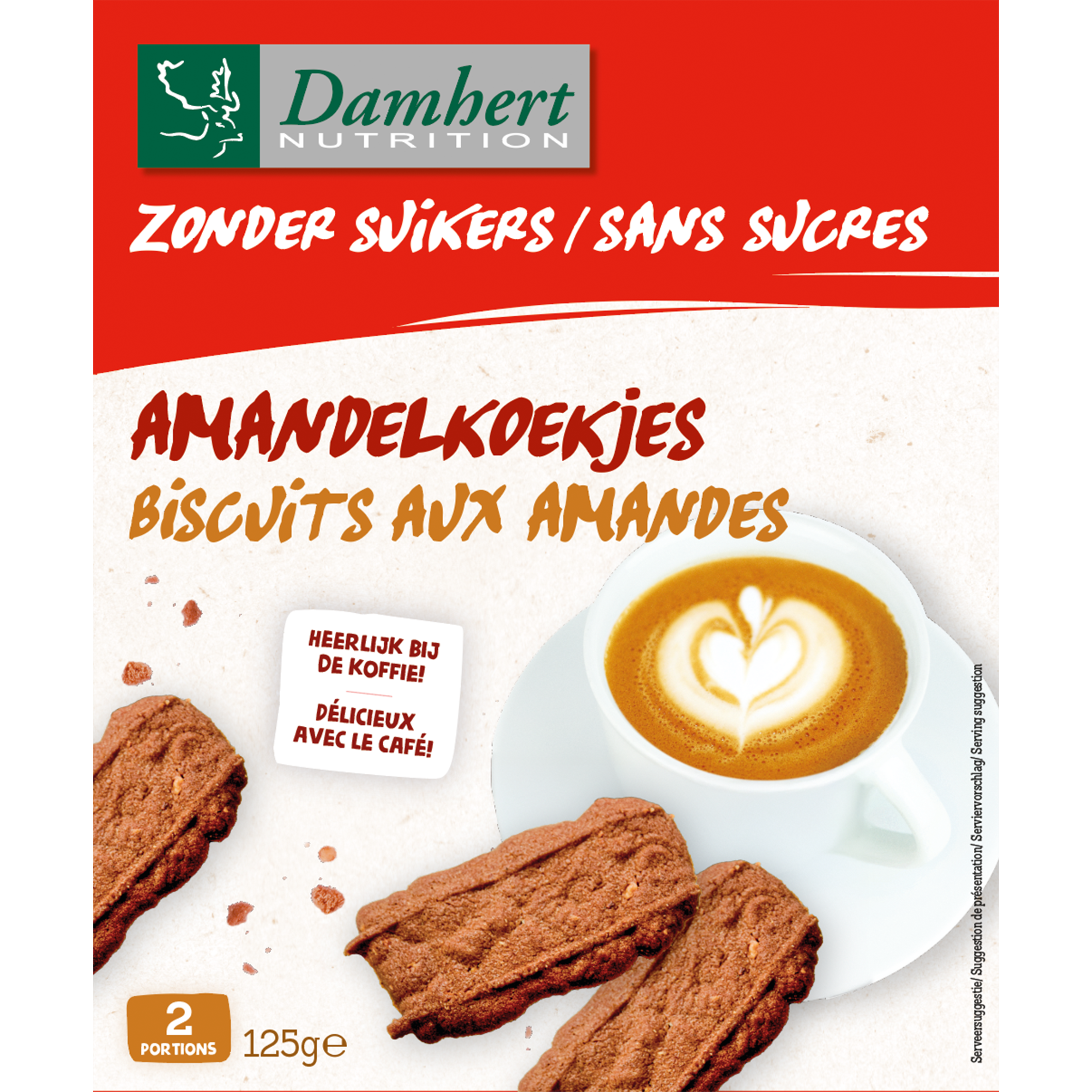 Damhert Zonder Suikers Amandelkoekjes