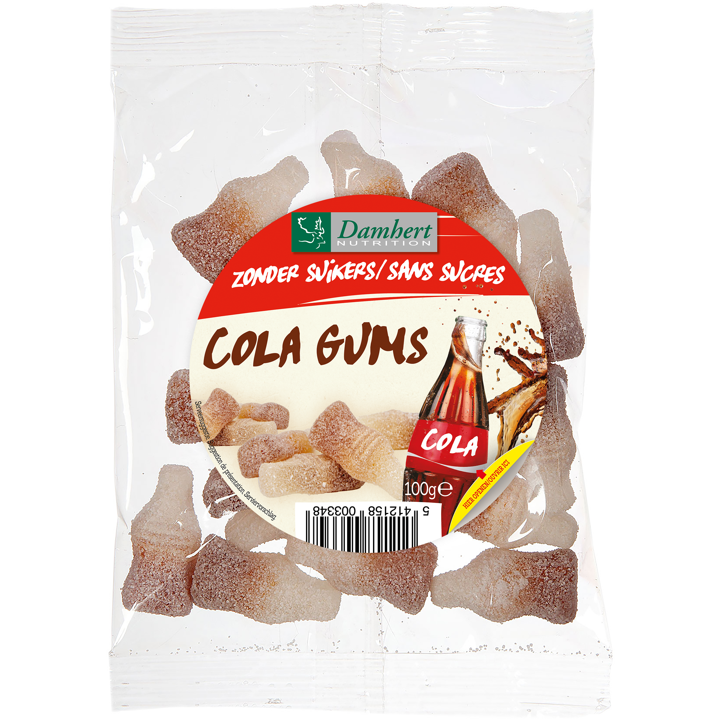 Damhert Colaflesjes Suikervrij