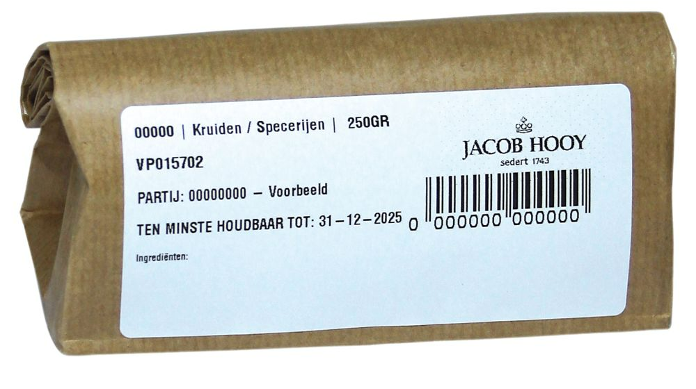 Jacob Hooy Essenblad Gesneden