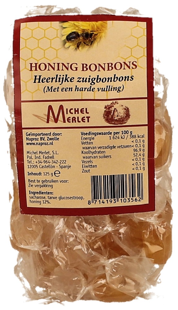 Michel Merlet Hoestbonbons Honing
