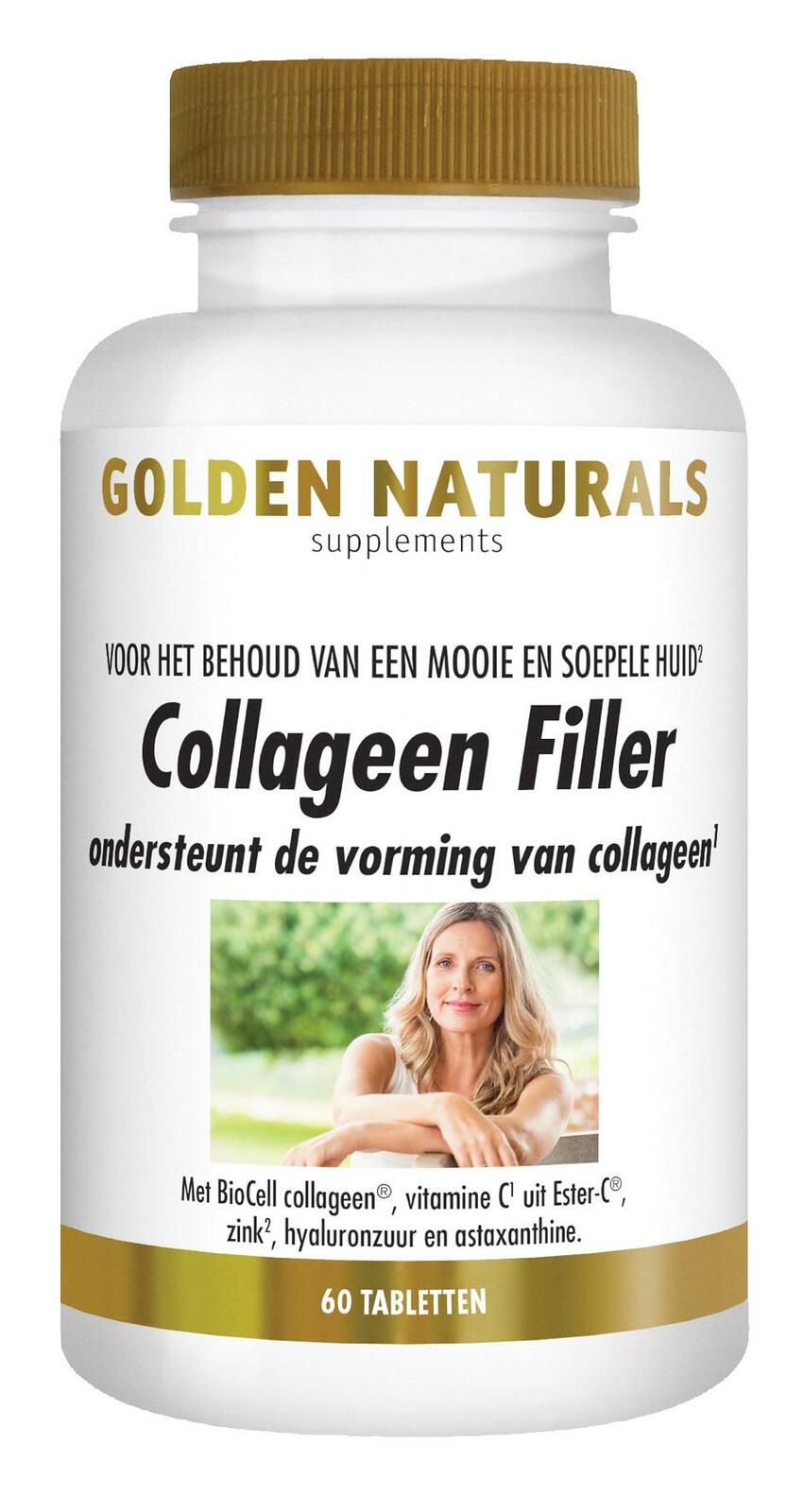Golden Naturals Collageen Filler Tabletten