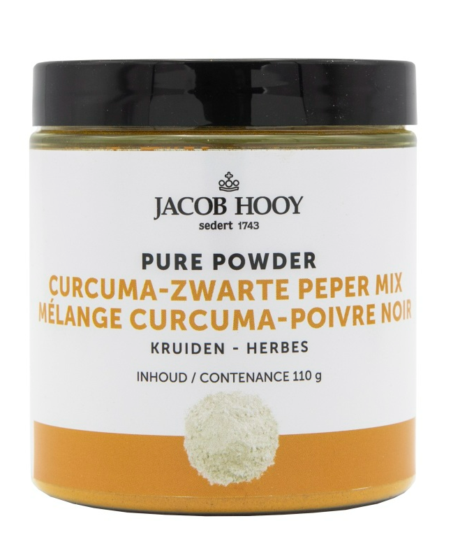 Jacob Hooy Pure Powder Curcuma Zwarte Pepermix
