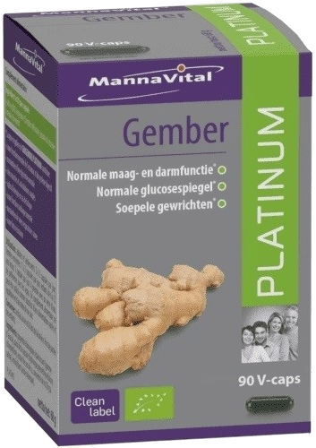 Mannavital Gember Platinum Capsules
