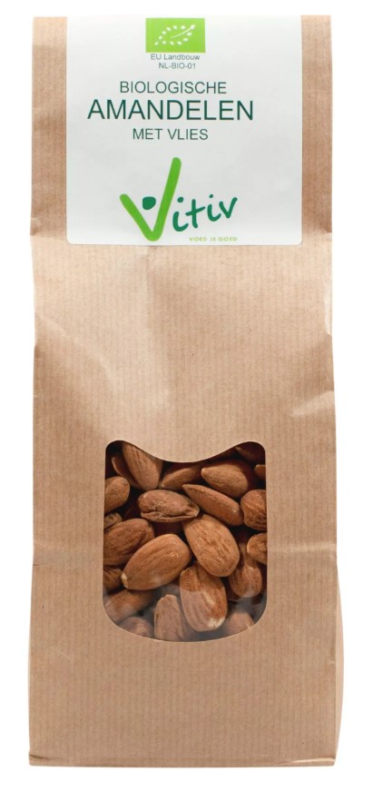 Vitiv Biologische Amandelen Met Vlies