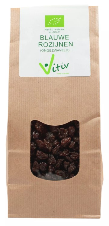 Vitiv Biologische Kleine Blauwe Rozijnen