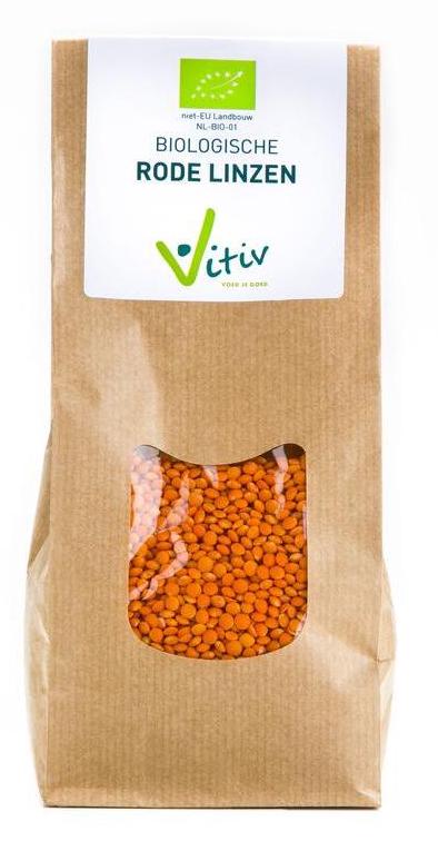 Vitiv Biologische Rode Linzen