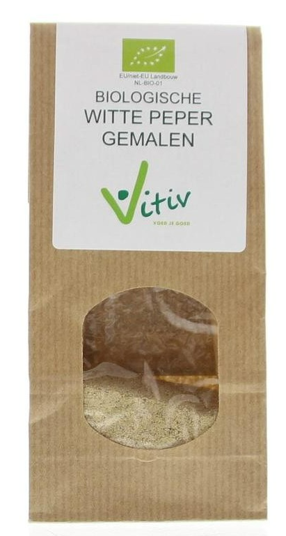 Vitiv Gemalen Witte Peper Bio