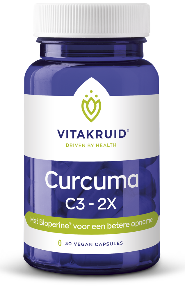 Vitakruid Curcuma C3-2X (95%  curcuminoïden) met Bioperine® 30