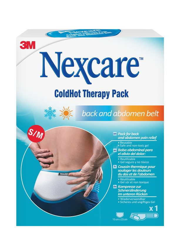Nexcare Coldhot Therapy Pack Back and Abdominal belt S/M