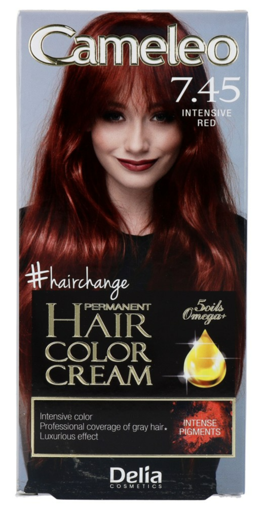 Cameleo  Hair Color Cream 7.45 Intensive Red