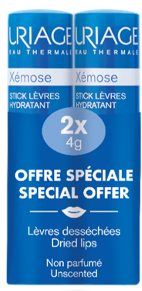 Uriage Xémose Moisturizing Lipstick DuoPack