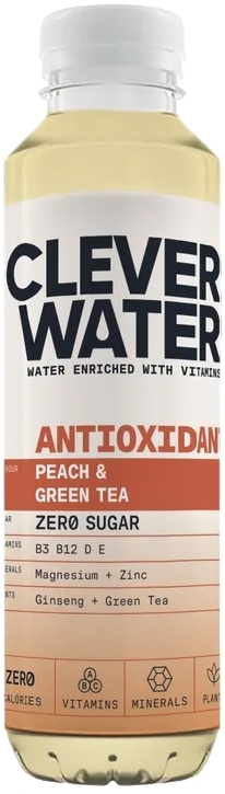 Clever Water Antioxidant Peach & Green Tea