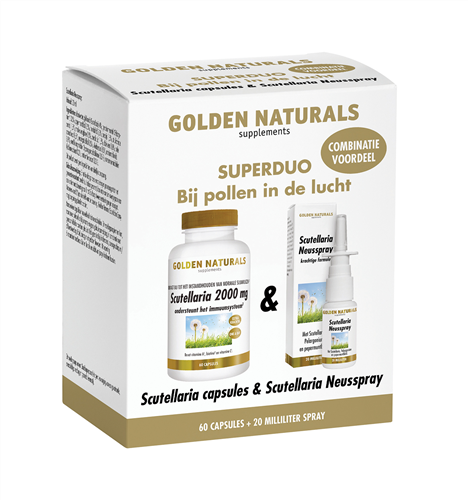 Golden Naturals Scutellaria Capsules + Neusspray