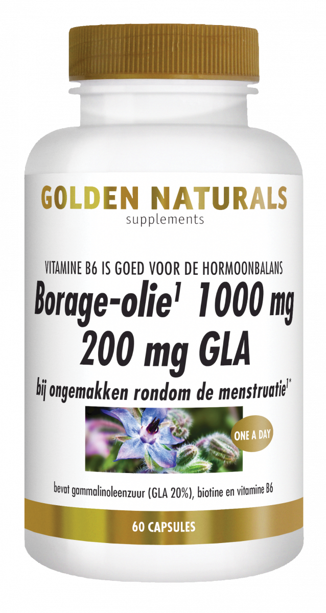 Golden Naturals Borage-Olie 1000mg Capsules