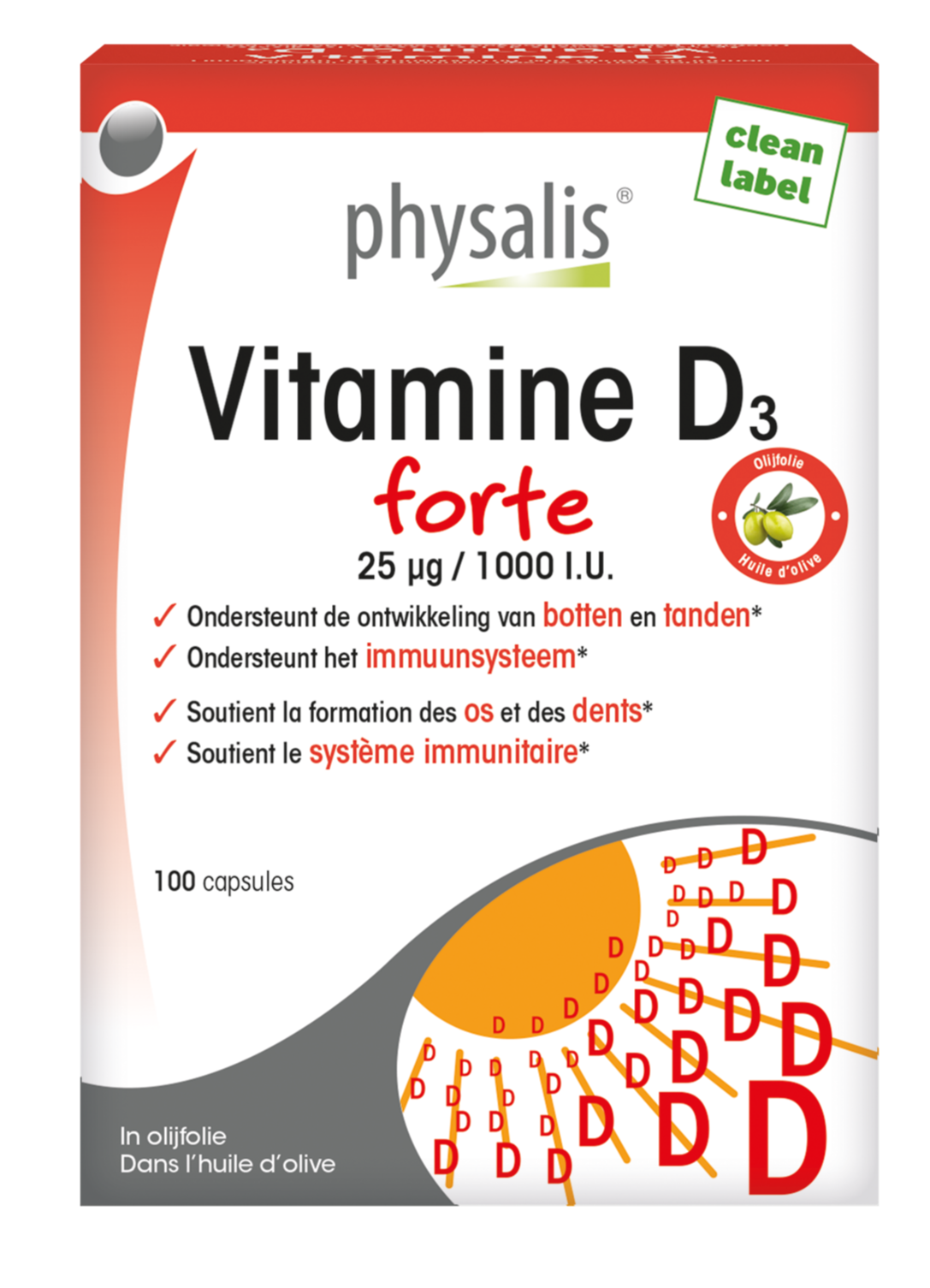 Physalis Vitamine D3 Forte Capsules