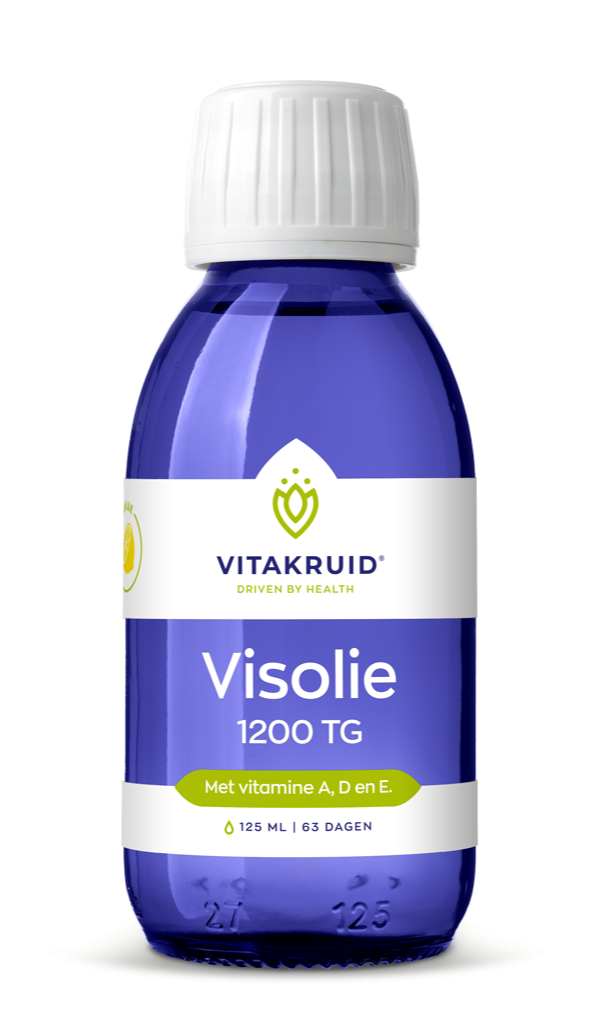 Vitakruid Visolie 1200 Vloeibaar Triglyceriden met A, D & E Olie