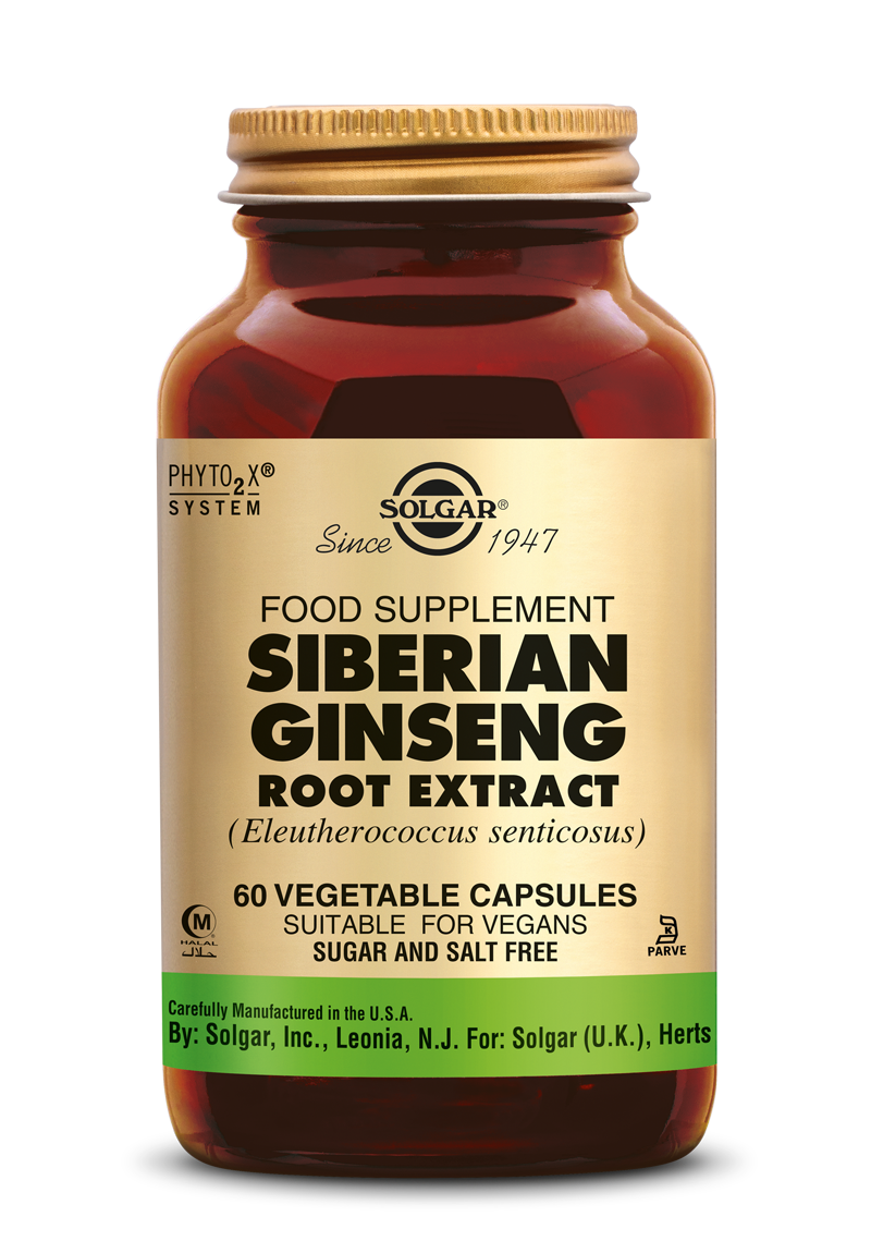 Solgar Ginseng Siberian Root Extract Capsules