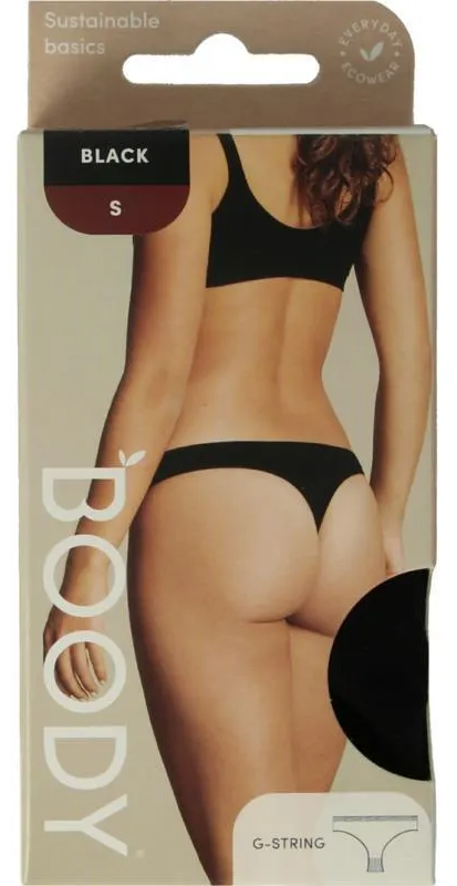 Boody G-string Zwart S
