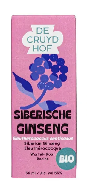 Cruydhof Siberisch Ginseng Eleutherococcus Senticosus Bio Druppels