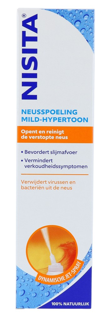 Nisita Neusspoeling Mild-Hypertoon - opent en reinigt de verstopte neus