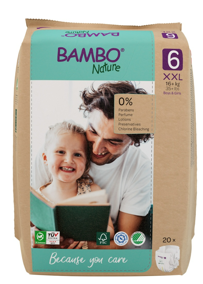 Bambo Nature Luiers 6 XXL 16-30 KG