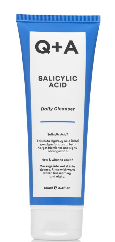 Q+A  Salycylic Acid Daily Cleanser