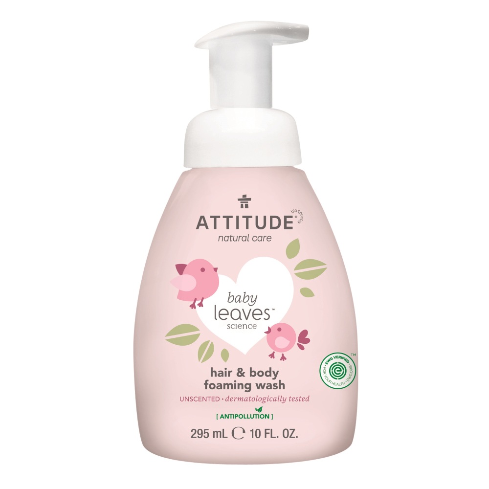 Attitude Baby Leaves 2-in-1 Hair & Body Foaming Wash